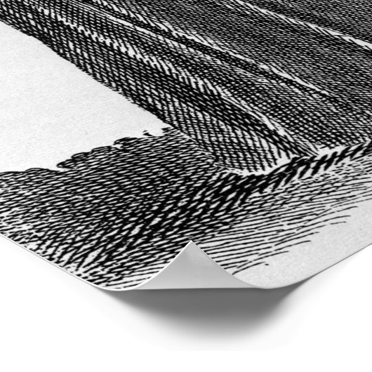 Knight Hospitaller in de oorspronkelijke gewoonte Poster (Hoek)