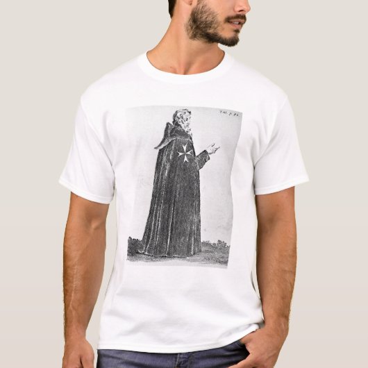 Knight Hospitaller in de oorspronkelijke gewoonte T-shirt (Voorkant)