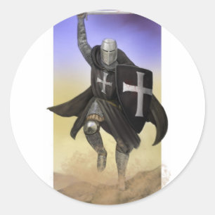 Knight Hospitaller Ronde Sticker