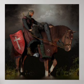 Knight Hospitaller van Sint-John Poster