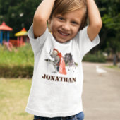 Knight in Armor Castle Medieval Personalized T-shirt