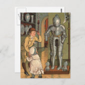 Knight in Armor  Illustration Briefkaart (Voorkant / Achterkant)