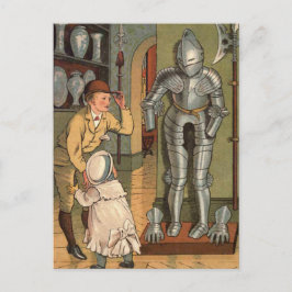 Knight in Armor Illustration Briefkaart