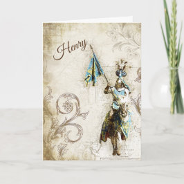 Knight in Armor Jubileum Kaart