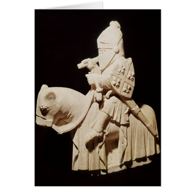 Knight in armor op zijn paard (Voorkant)