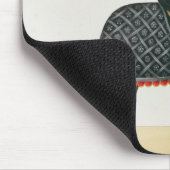 Knight in armor op zijn paard, bord uit 'A Histo' Muismat (Hoek)