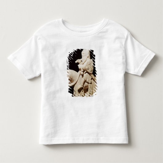 Knight in armor op zijn paard kinder shirts (Voorkant)