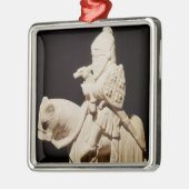 Knight in armor op zijn paard metalen ornament (Links)