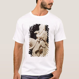 Knight in armor op zijn paard t-shirt
