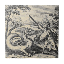 Knight in Armor Sting the Dragon