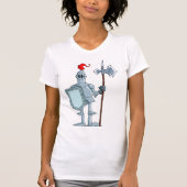 Knight In Armour Medieval Womens T-Shirt (Voorkant)