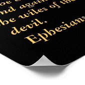 Knight in een schitterende wapenrusting! Gods besc Poster (Hoek)