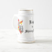 Knight in Shining Armor Art en Text Bierpul (Voorkant links)