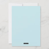 Knight in Shining Armor Birthday Invitation Kaart (Achterkant)