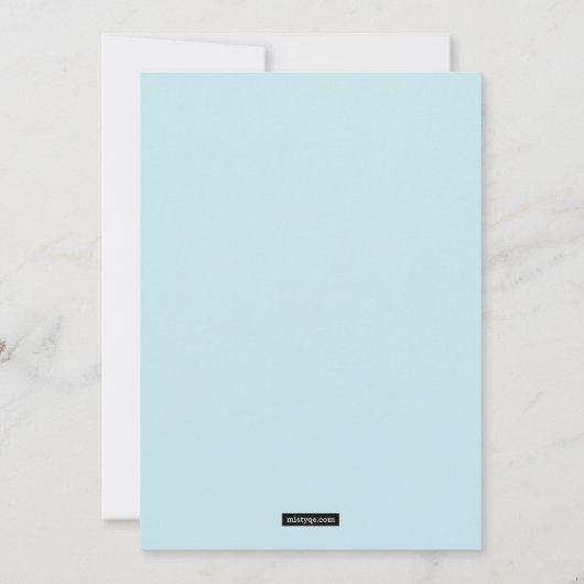 Knight in Shining Armor Birthday Invitation Kaart (Achterkant)