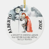Knight in Shining Armor gezegde HEMA Keramisch Ornament (Voorkant)