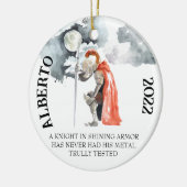 Knight in Shining Armor gezegde HEMA Keramisch Ornament (Links)