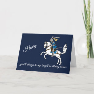 Knight in Shining Armor Jubileum Card Kaart