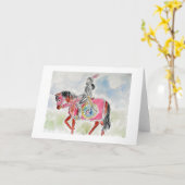 Knight in Shining Armor Kaart (Gele Bloem)