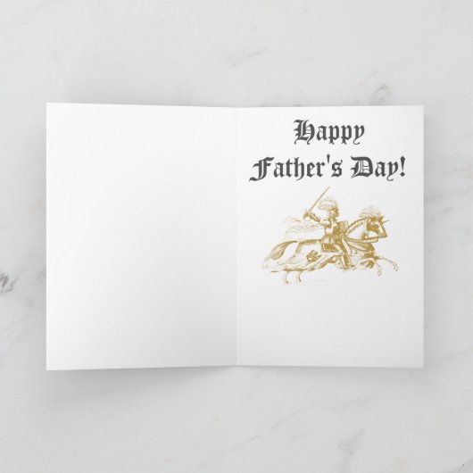 Knight in Shining Armor Kaart (Binnen)