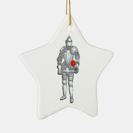 Knight in Shining Armor Keramisch Ornament (Rechts)
