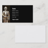 Knight in Shining Armor Visitekaartje (Voorkant / Achterkant)