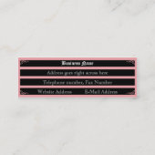 Knight in Shining Armor Visitekaartje (Achterkant)