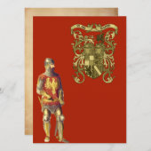 Knight in Suit of Armor Kaart (Voorkant / Achterkant)