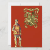 Knight in Suit of Armor Kaart (Voorkant)