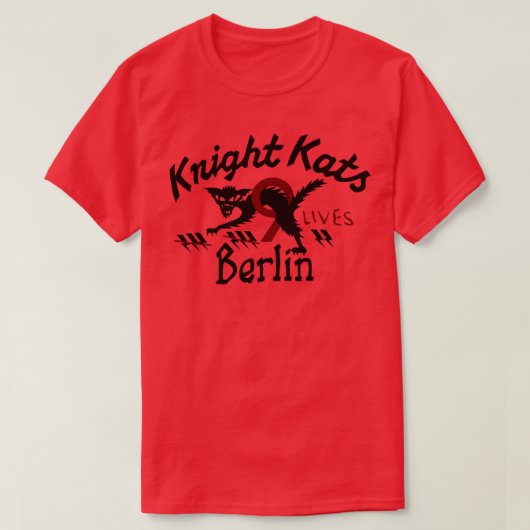 Knight Kats 9 Lives Berlin T-shirt (Design voorkant)