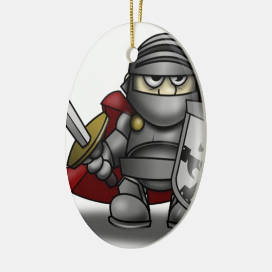 Knight Keramisch Ornament (Links)
