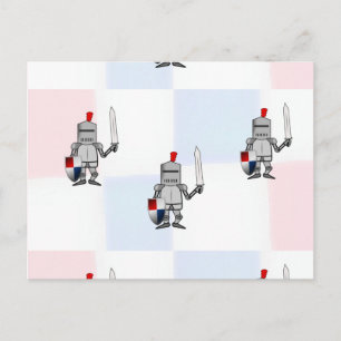Knight krijgers briefkaart