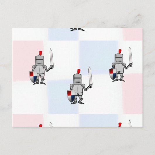 Knight krijgers briefkaart (Voorkant)