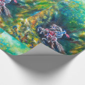 KNIGHT LANCELOT, HORSE RIST IN GROENBOSTER CADEAUPAPIER (Hoek)