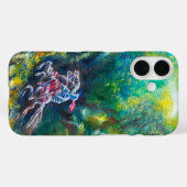 KNIGHT LANCELOT, HORSE RIST IN GROENBOSTER Case-Mate iPhone CASE (Achterkant (horizontaal))