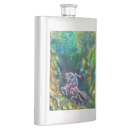 KNIGHT LANCELOT, HORSE RIST IN GROENBOSTER HEUPFLES (Rechts)