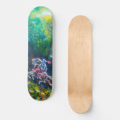 KNIGHT LANCELOT, HORSE RIST IN GROENBOSTER PERSOONLIJK SKATEBOARD (Voorkant)