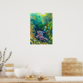 KNIGHT LANCELOT, HORSE RIST IN GROENBOSTER POSTER (Keuken)