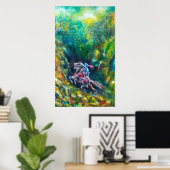 KNIGHT LANCELOT, HORSE RIST IN GROENBOSTER POSTER (Thuiskantoor)