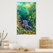 KNIGHT LANCELOT, HORSE RIST IN GROENBOSTER POSTER (Keuken)