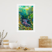 KNIGHT LANCELOT, HORSE RIST IN GROENBOSTER POSTER (Keuken)