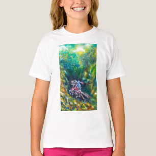 KNIGHT LANCELOT, HORSE RIST IN GROENBOSTER T-SHIRT