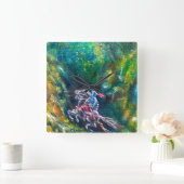 KNIGHT LANCELOT, HORSE RIST IN GROENBOSTER VIERKANTE KLOK (Huis)