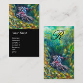 KNIGHT LANCELOT, HORSE RIST IN GROENBOSTER VISITEKAARTJE (Voorkant / Achterkant)