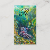 KNIGHT LANCELOT, HORSE RIST IN GROENBOSTER VISITEKAARTJE (Achterkant)