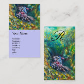 KNIGHT LANCELOT, HORSE RIST IN GROENBOSTER VISITEKAARTJE (Voorkant / Achterkant)