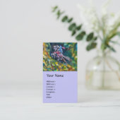 KNIGHT LANCELOT, HORSE RIST IN GROENBOSTER VISITEKAARTJE (Staand voorkant)