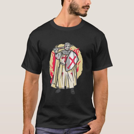 Knight Medieval and Ren Fair T-shirt (Voorkant)
