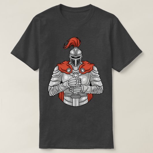 Knight Medieval Knight Battle RPG Fantasy T-shirt (Design voorkant)