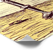 Knight met poster van de duif (Hoek)